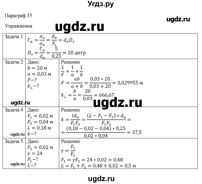 ГДЗ (Решебник) по физике 11 класс Грачев А.В. / § / 55(продолжение 3)