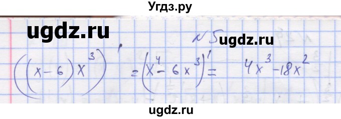 ГДЗ (Решебник) по алгебре 11 класс (дидактические материалы) Шабунин М.И. / глава 8 / § 46 / вариант 2 / 5