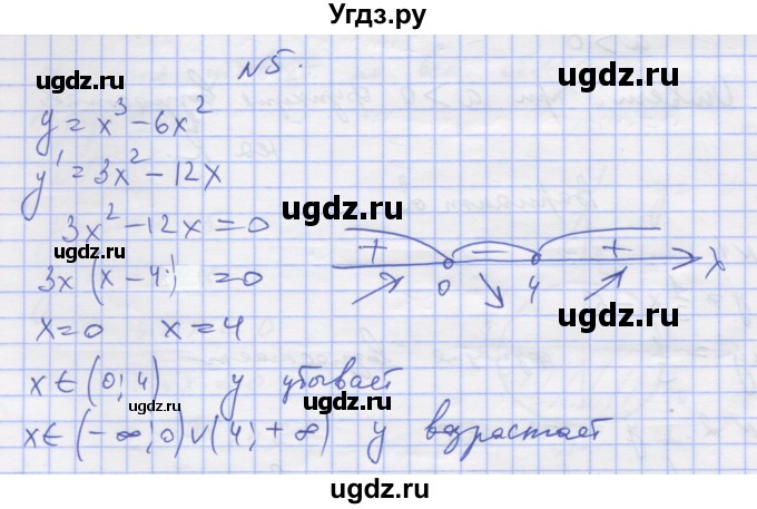 ГДЗ (Решебник) по алгебре 11 класс (дидактические материалы) Шабунин М.И. / глава 9 / § 49 / вариант 2 / 5