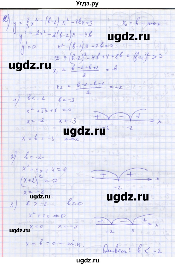 ГДЗ (Решебник) по алгебре 11 класс (дидактические материалы) Шабунин М.И. / глава 9 / подготовка  к экзамену / 21(продолжение 2)