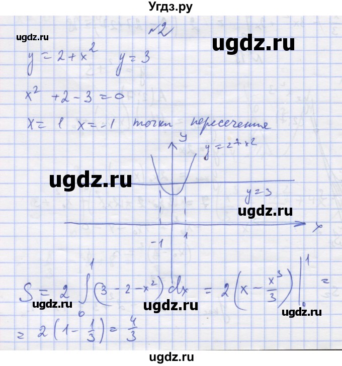 ГДЗ (Решебник) по алгебре 11 класс (дидактические материалы) Шабунин М.И. / глава 10 / § 58 / вариант 2 / 2