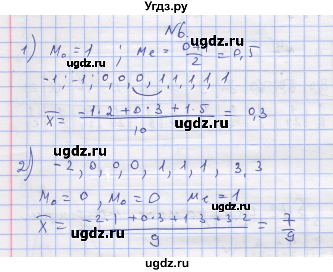 ГДЗ (Решебник) по алгебре 11 класс (дидактические материалы) Шабунин М.И. / глава 13 / § 72 / вариант 1 / 6