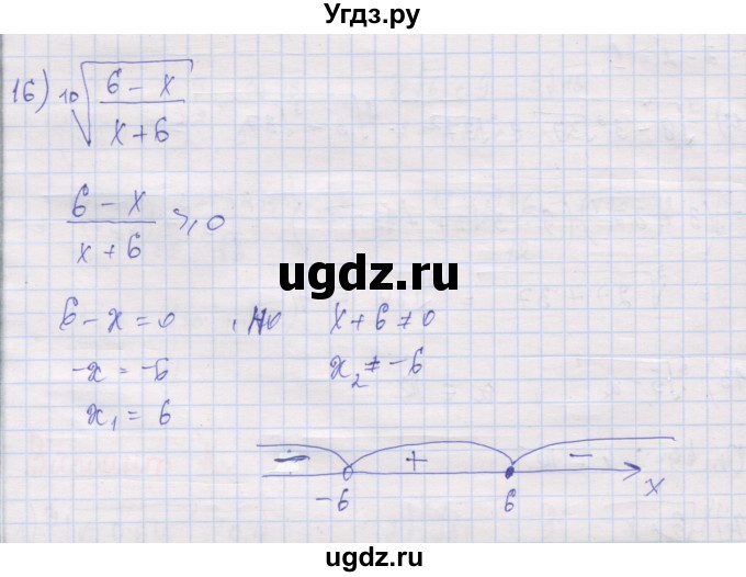 ГДЗ (Решебник) по алгебре 10 класс (дидактические материалы) Шабунин М.И. / глава 1 / § 4 / вариант 2 / 16