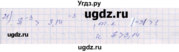 ГДЗ (Решебник) по алгебре 10 класс (дидактические материалы) Шабунин М.И. / глава 2 / § 6 / вариант 1 / 21