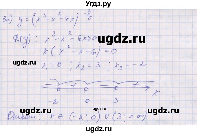 ГДЗ (Решебник) по алгебре 10 класс (дидактические материалы) Шабунин М.И. / глава 2 / § 6 / вариант 1 / 30