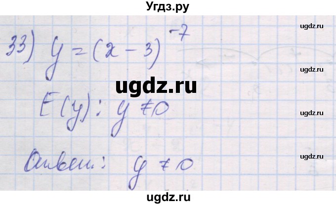 ГДЗ (Решебник) по алгебре 10 класс (дидактические материалы) Шабунин М.И. / глава 2 / § 6 / вариант 2 / 33