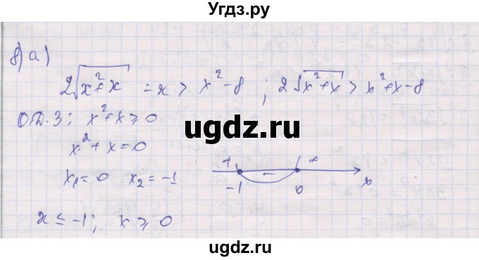 ГДЗ (Решебник) по алгебре 10 класс (дидактические материалы) Шабунин М.И. / глава 2 / задание для интересующихся математикой / 8