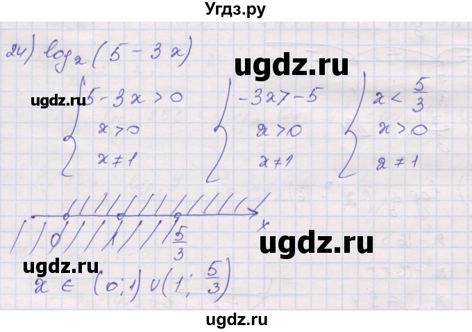 ГДЗ (Решебник) по алгебре 10 класс (дидактические материалы) Шабунин М.И. / глава 4 / § 15 / вариант 1 / 24