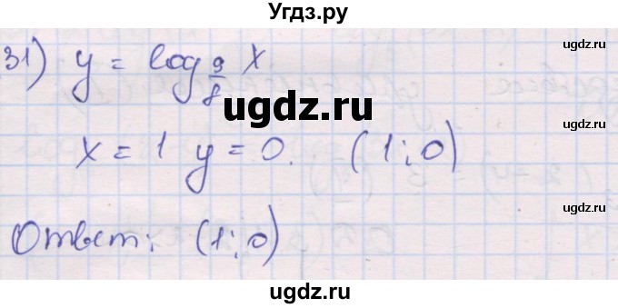 ГДЗ (Решебник) по алгебре 10 класс (дидактические материалы) Шабунин М.И. / глава 4 / § 18 / вариант 2 / 31