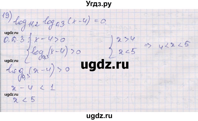 ГДЗ (Решебник) по алгебре 10 класс (дидактические материалы) Шабунин М.И. / глава 4 / § 19 / вариант 2 / 19