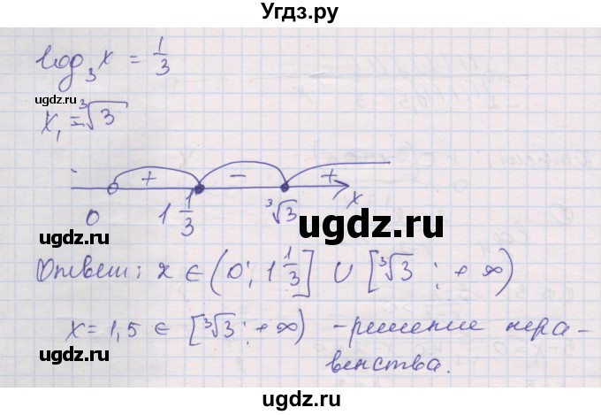 ГДЗ (Решебник) по алгебре 10 класс (дидактические материалы) Шабунин М.И. / глава 4 / подготовка к экзамену / 8(продолжение 2)