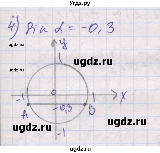 ГДЗ (Решебник) по алгебре 10 класс (дидактические материалы) Шабунин М.И. / глава 5 / § 23 / вариант 2 / 4