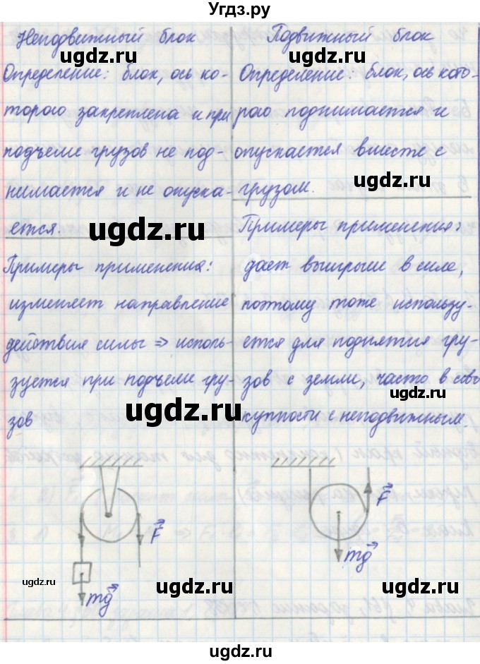 ГДЗ (Решебник) по физике 7 класс (рабочая тетрадь) Касьянов В. А. / страница номер / 138(продолжение 2)