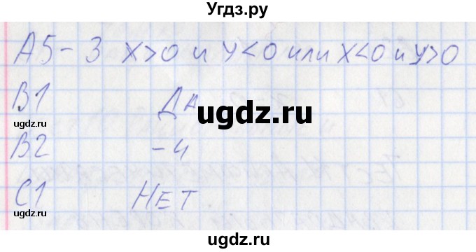 ГДЗ (Решебник) по алгебре 8 класс (контрольно-измерительные материалы) Черноруцкий В.В. / страница номер / 30(продолжение 2)