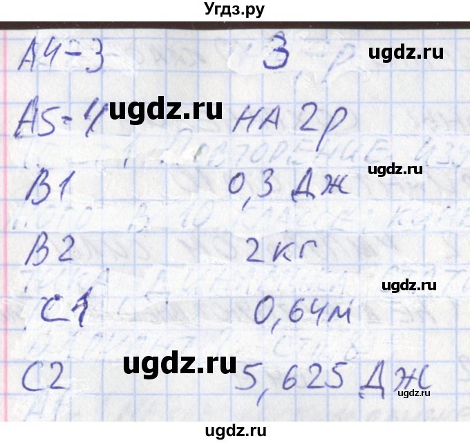 ГДЗ (Решебник) по физике 11 класс (контрольно-измерительные материалы) Зорин Н.И. / тест 2. вариант номер / 2(продолжение 2)