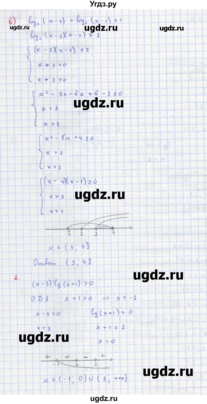 ГДЗ (Решебник) по алгебре 10 класс (самостоятельные и контрольные работы ) Ершова А.П. / самостоятельные работы / С-32. вариант номер / А2(продолжение 2)