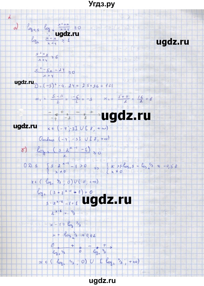 ГДЗ (Решебник) по алгебре 10 класс (самостоятельные и контрольные работы ) Ершова А.П. / самостоятельные работы / С-33. вариант номер / 1(продолжение 5)