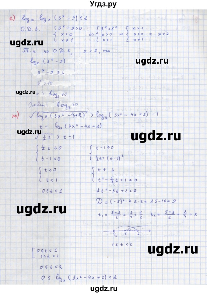 ГДЗ (Решебник) по алгебре 10 класс (самостоятельные и контрольные работы ) Ершова А.П. / самостоятельные работы / С-33. вариант номер / 1(продолжение 8)