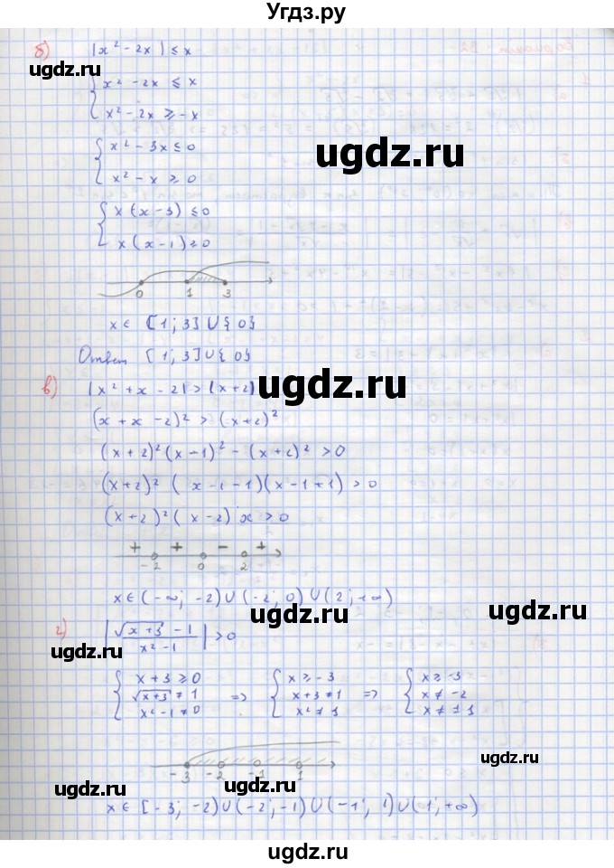 ГДЗ (Решебник) по алгебре 10 класс (самостоятельные и контрольные работы ) Ершова А.П. / самостоятельные работы / С-34. вариант номер / В1(продолжение 4)