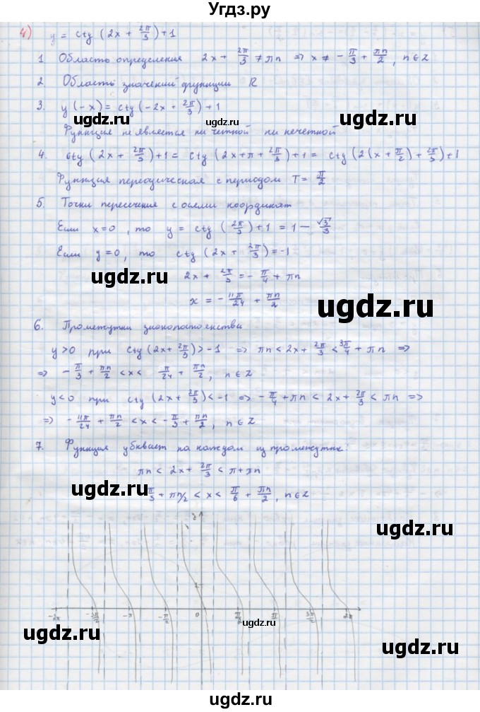ГДЗ (Решебник) по алгебре 10 класс (самостоятельные и контрольные работы ) Ершова А.П. / самостоятельные работы / С-10. вариант номер / Уровень Б(продолжение 4)