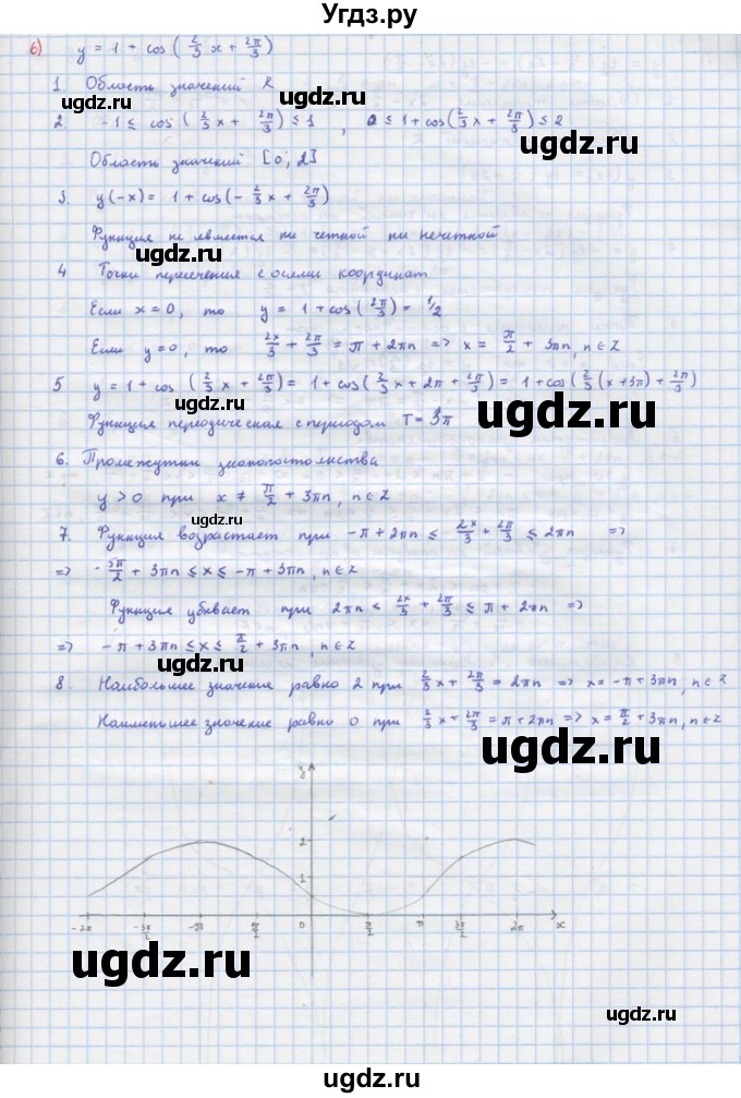 ГДЗ (Решебник) по алгебре 10 класс (самостоятельные и контрольные работы ) Ершова А.П. / самостоятельные работы / С-10. вариант номер / Уровень Б(продолжение 6)