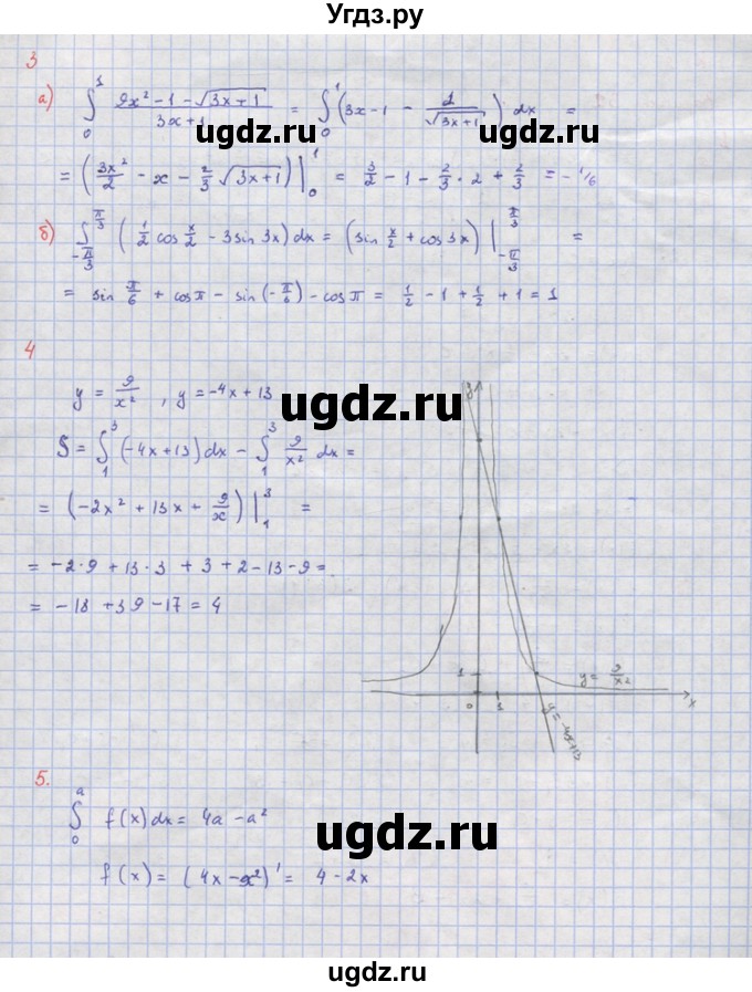 ГДЗ (Решебник) по алгебре 10 класс (самостоятельные и контрольные работы ) Ершова А.П. / контрольные работы / К-9. вариант номер / В2(продолжение 2)