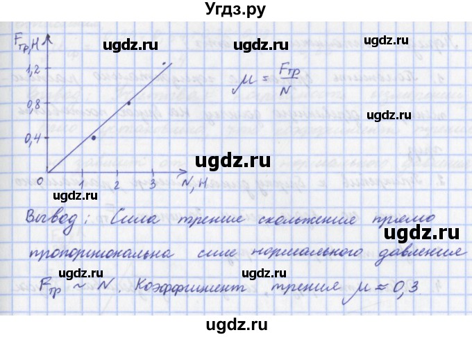 ГДЗ (Решебник) по физике 9 класс (рабочая тетрадь) Пурышева Н.С. / задание-№ / 116(продолжение 3)