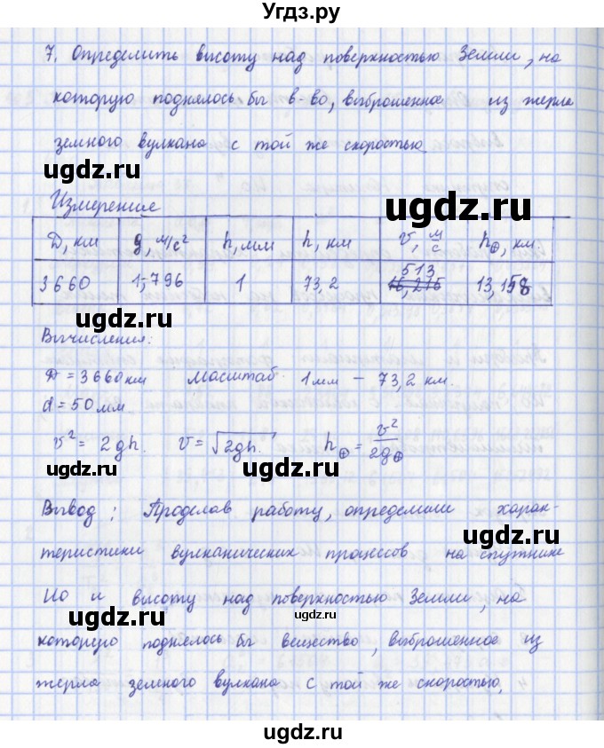 ГДЗ (Решебник) по физике 9 класс (рабочая тетрадь) Пурышева Н.С. / лабораторная работа-№ / 12(продолжение 2)