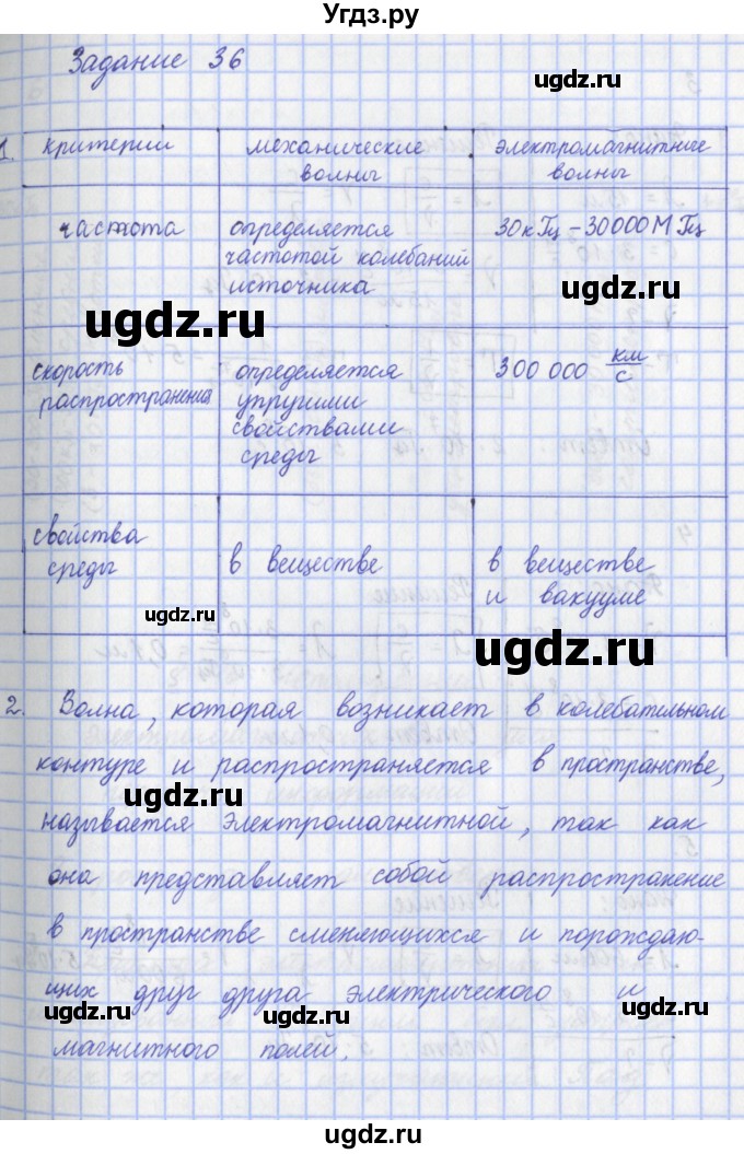 ГДЗ (Решебник) по физике 9 класс Пурышева Н.С. / вопросы и задания. параграф-№ / 39(продолжение 3)