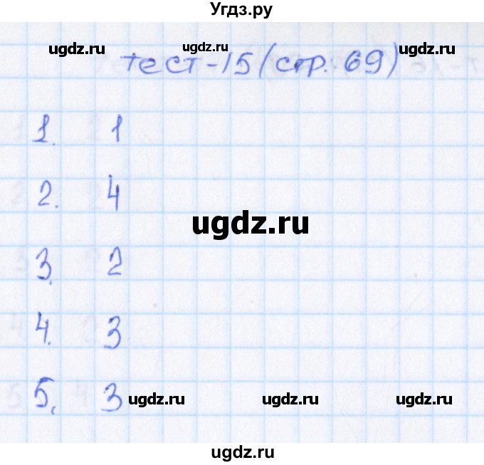 ГДЗ (Решебник) по математике 6 класс (тематические тесты) Чулков П.В. / вариант 3. тест / 15