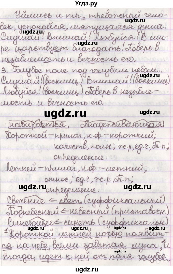 ГДЗ (Решебник №1) по русскому языку 11 класс Л.A. Мурина / упражнение номер / 3(продолжение 3)