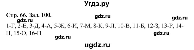 ГДЗ (Решебник) по литературе 8 класс (рабочая тетрадь) Р.Г. Ахмадуллина / часть 1. страница номер / 66