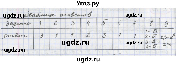 ГДЗ (Решебник) по физике 8 класс (тетрадь-экзаменатор) Жумаев В.В. / страница номер / 11(продолжение 2)