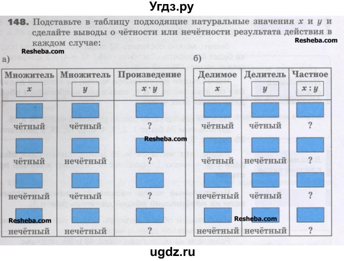 ГДЗ (Учебник) по математике 6 класс Виленкин Н.Я. / часть 1. упражнение / 148 (144)