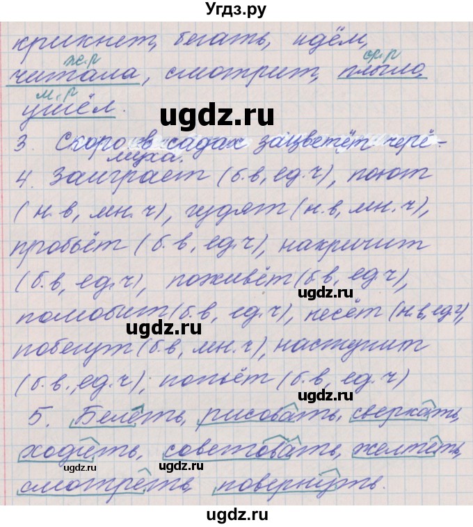 ГДЗ (Решебник) по русскому языку 4 класс (проверочные и контрольные работы) Максимова Т.Н. / страница / 76(продолжение 2)