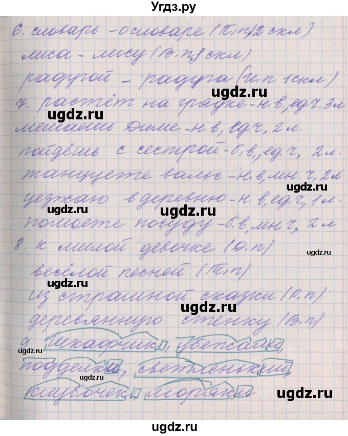 ГДЗ (Решебник) по русскому языку 4 класс (проверочные и контрольные работы) Максимова Т.Н. / страница / 94