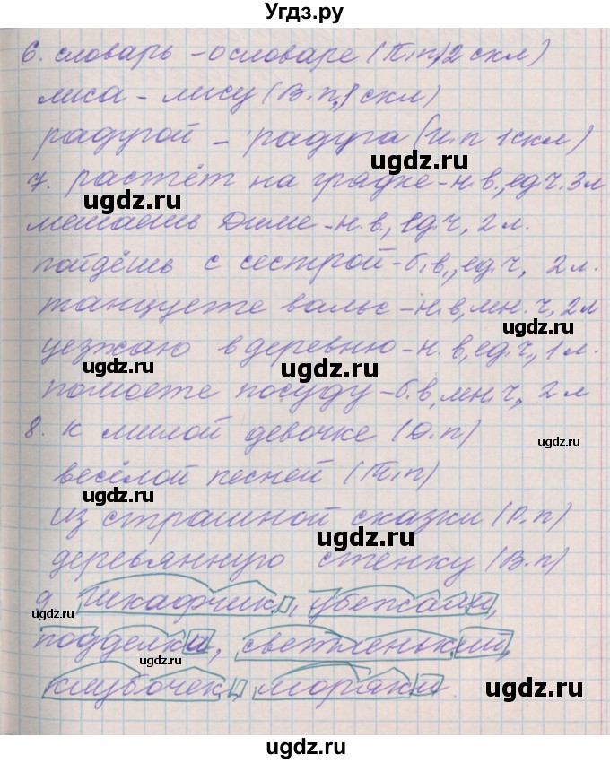 ГДЗ (Решебник) по русскому языку 4 класс (проверочные и контрольные работы) Максимова Т.Н. / страница / 94
