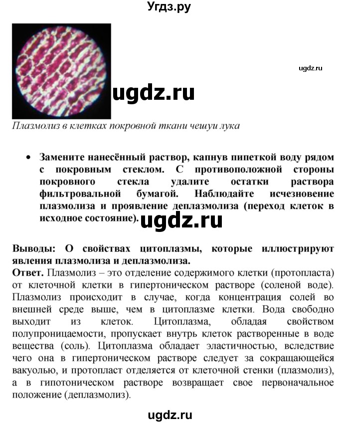 ГДЗ (Решебник к тетради 2020) по биологии 10 класс (тетрадь-практикум) Сухорукова Л.Н. / страница / 13(продолжение 2)