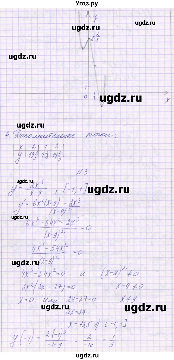 ГДЗ (Решебник) по алгебре 10 класс (контрольные работы) Глизбург В.И. / КР-8. вариант-№ / 5(продолжение 4)