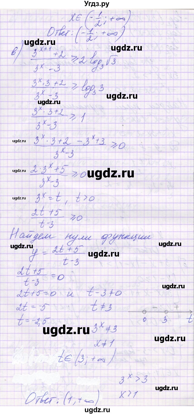 ГДЗ (Решебник) по алгебре 11 класс (контрольные работы) Глизбург В.И. / КР-7. вариант / 1(продолжение 4)