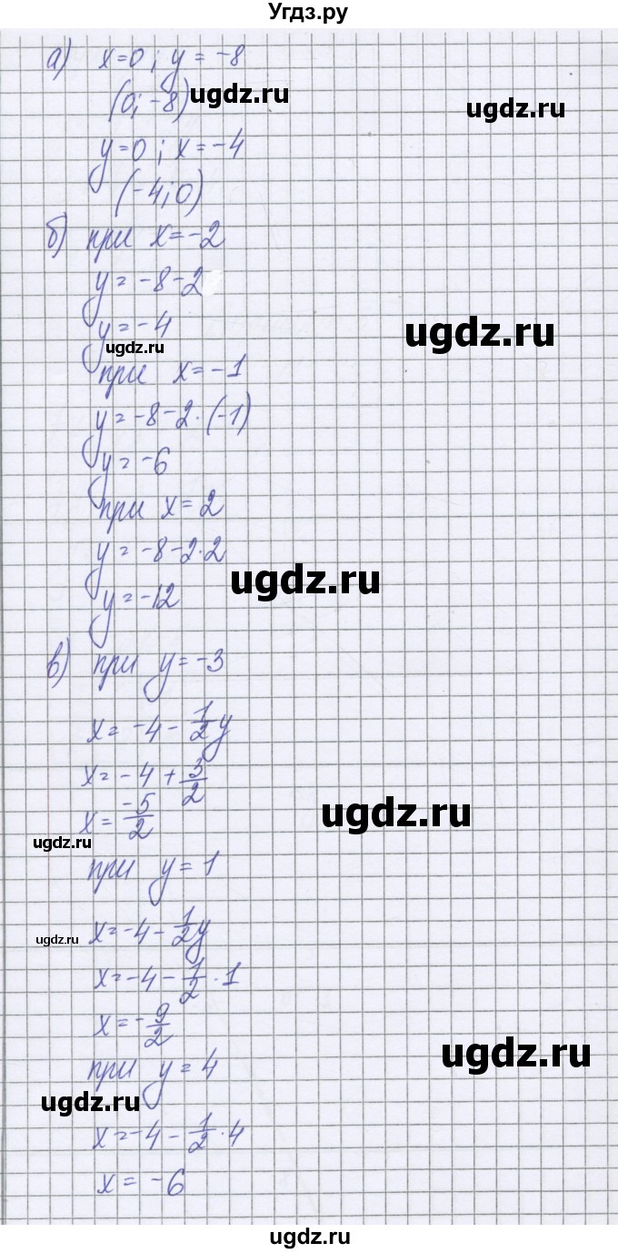 ГДЗ (Решебник к самостоятельным работам 2016) по алгебре 7 класс (самостоятельные работы ) Александрова Л.А. / С-9. вариант / 3(продолжение 2)