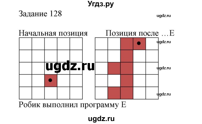 ГДЗ (Решебник) по информатике 3 класс (рабочая тетрадь) Рудченко Т.А. / задача номер / 128
