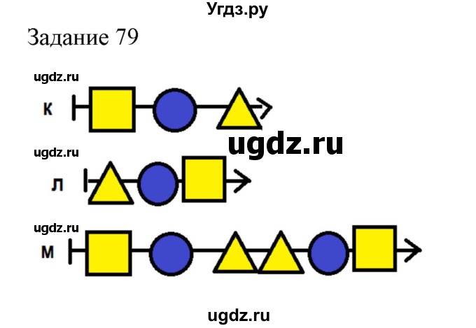 ГДЗ (Решебник) по информатике 3 класс (рабочая тетрадь) Рудченко Т.А. / задача номер / 79