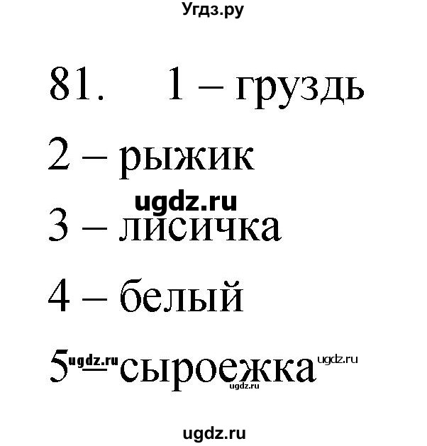 ГДЗ (Решебник) по биологии 5 класс (рабочая тетрадь) Сонин Н.И. / упражнение номер / 81