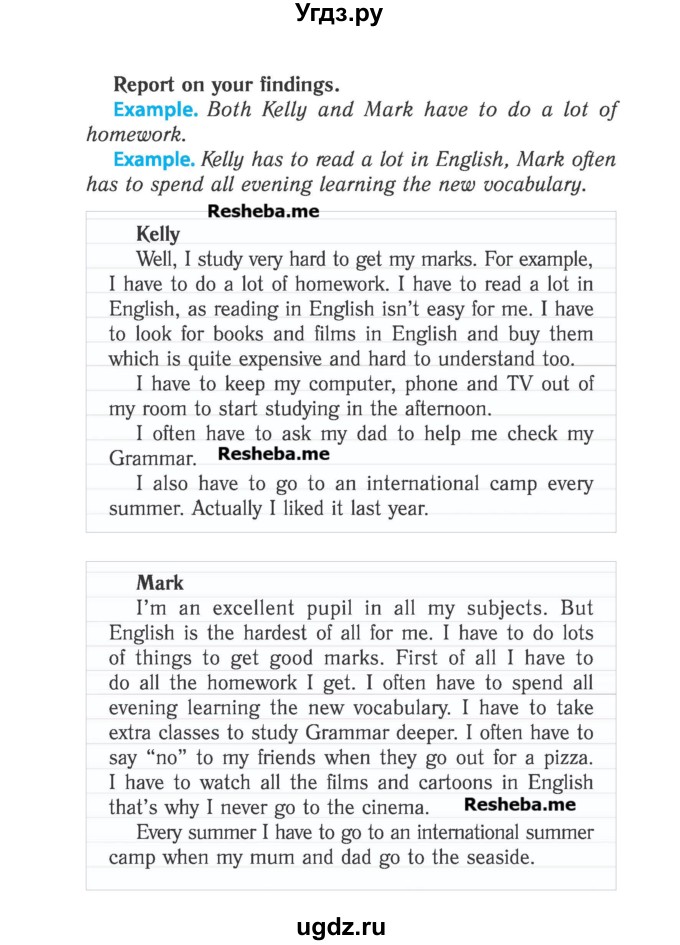 ГДЗ (Учебник) по английскому языку 6 класс (student's book) Юхнель Н. В. / страница номер / 173-174(продолжение 2)
