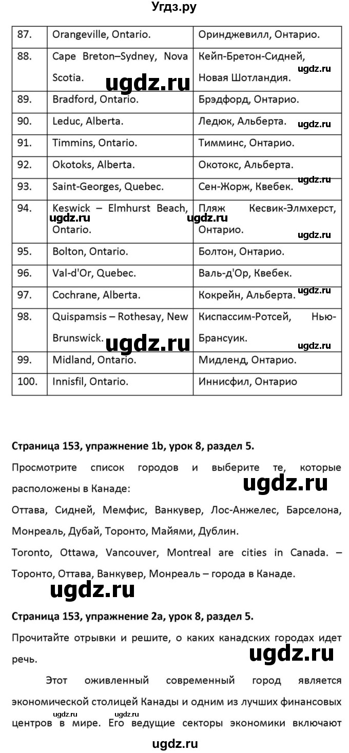 ГДЗ (Решебник к учебнику 2012) по английскому языку 11 класс (student's book) Н. В. Юхнель / страница / 153(продолжение 6)