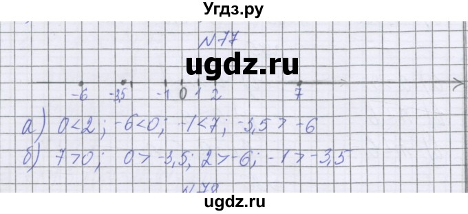 ГДЗ (Решебник к учебнику 2016) по математике 6 класс Герасимов В.Д. / глава 4 / упражнение / 77