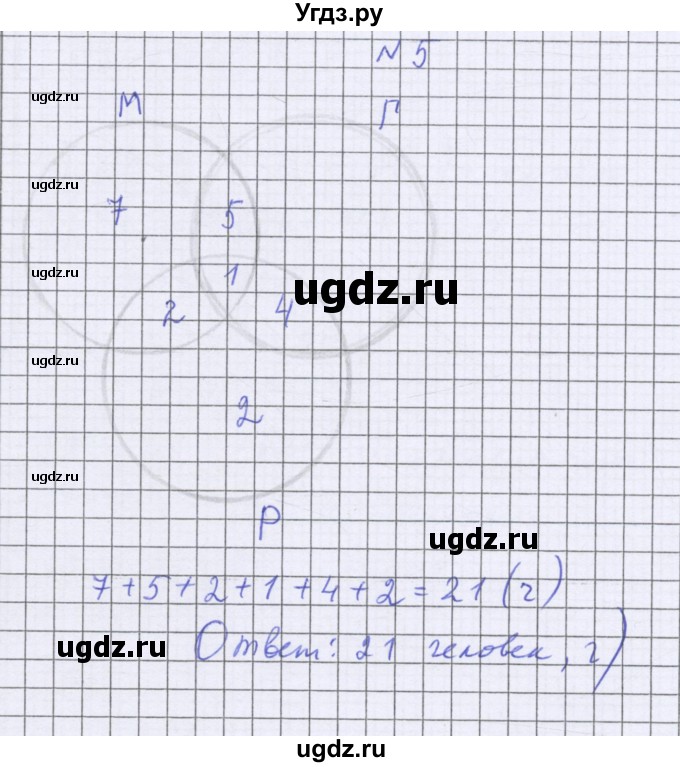 ГДЗ (Решебник к учебнику 2022) по математике 6 класс Герасимов В.Д. / глава 3 / тест / 5