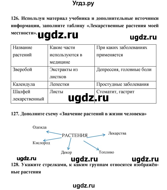 ГДЗ (Решебник) по биологии 5 класс (рабочая тетрадь) Н. И. Сонин / § / 18(продолжение 3)