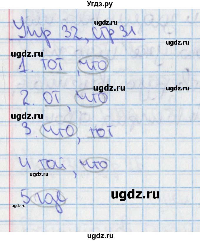 ГДЗ (Решебник) по русскому языку 9 класс (рабочая тетрадь) Ефремова Е.А. / упражнение номер / 32